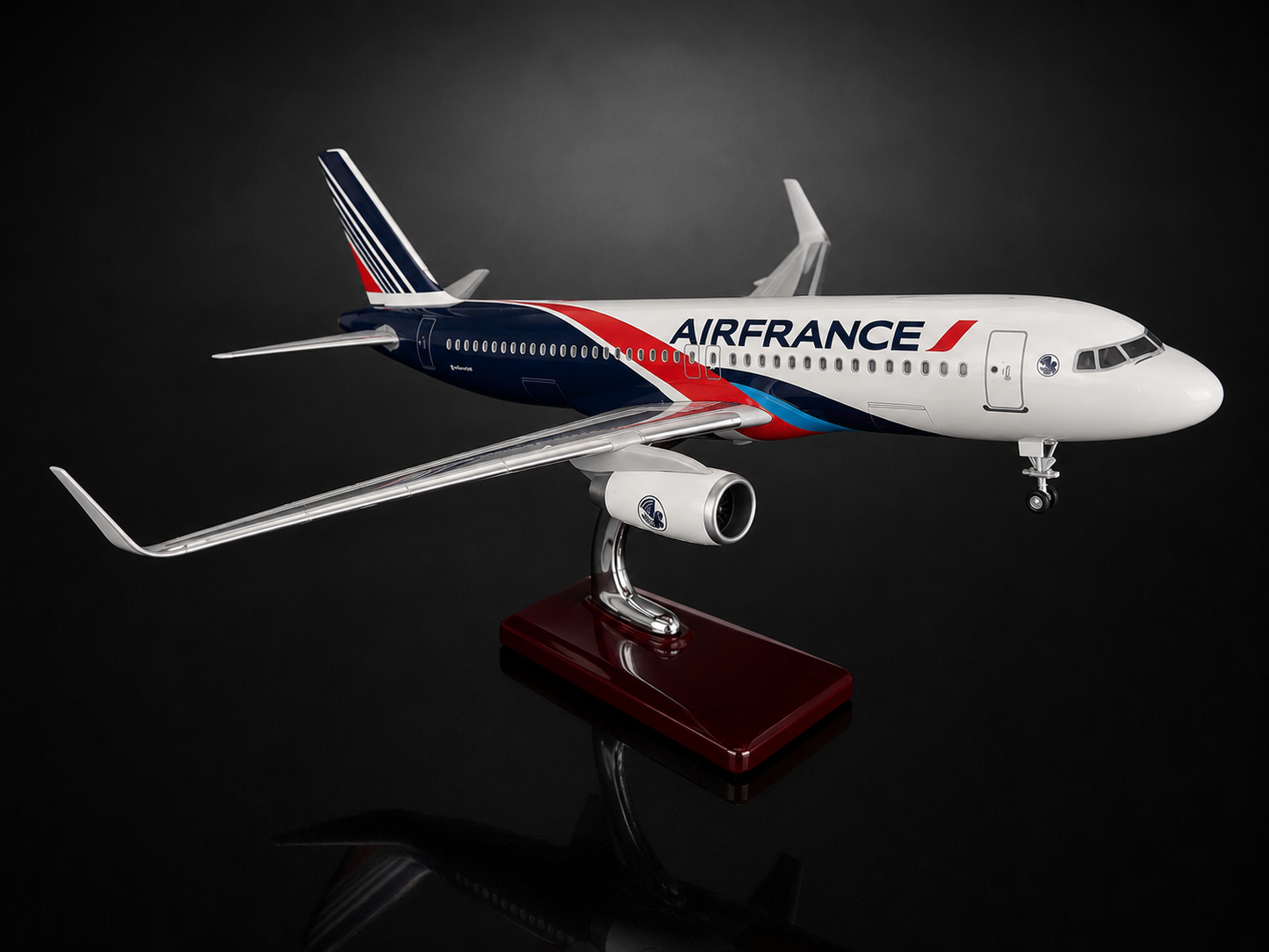 Airbus A320 Air France 🇫🇷 livrée Spéciale - Échelle 1:85 - 47 cm Finition Premium avec Led