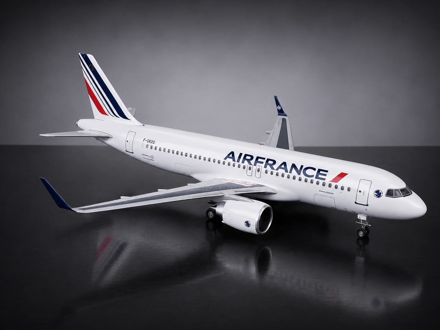 Airbus A320neo Air France 🇫🇷 - Échelle 1:100 37cm Finition Premium avec Led