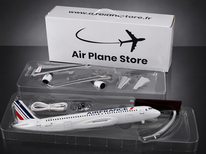 Airbus A320neo Air France 🇫🇷 - Échelle 1:100 37cm Finition Premium avec Led