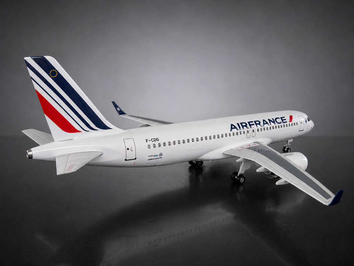 Airbus A320neo Air France 🇫🇷 - Échelle 1:100 37cm Finition Premium avec Led