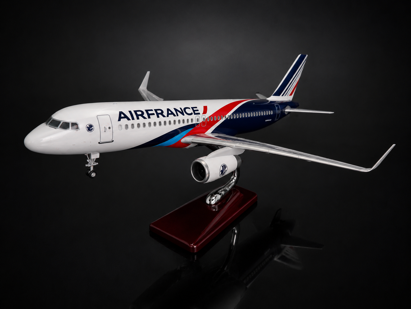 Airbus A320 Air France 🇫🇷 livrée Spéciale - Échelle 1:85 - 47 cm Finition Premium avec Led
