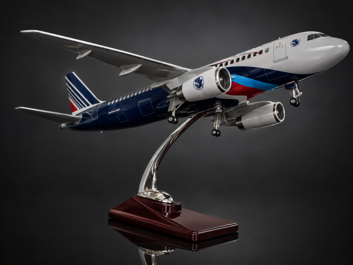 Airbus A320 Air France 🇫🇷 livrée Spéciale - Échelle 1:85 - 47 cm Finition Premium avec Led