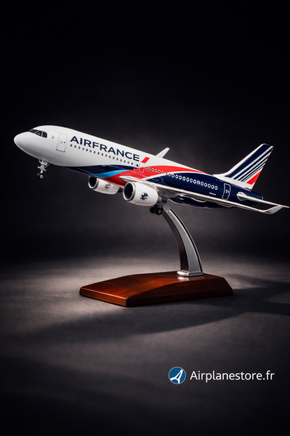 Airbus A320 Air France 🇫🇷 livrée Spéciale - Échelle 1:85 - 47 cm Finition Premium avec Led